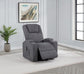 Louie - Chenille Upholstered Power Lift Massage Chair