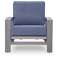 Half Moon Beach - Spring Lounge Chair - Blue / Gray