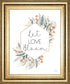 Spring Blooms VI By Laura Marshall - Framed Print Wall Art - White