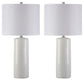 Steuben - Ceramic Table Lamp (Set of 2) - White