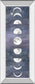 Moon Chart Il By Naomi Mccavitt - Mirror Framed Print Wall Art - Dark Gray