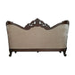 Devayne - Sofa With 6 Pillows Same Lv01582) - Pattern Fabric & Dark Walnut