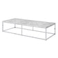 Voleta - Coffee Table - Engineered Stone Top & Chrome