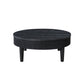 Tate - Round One Drawer Coffee Table - Black