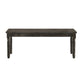 Claudia II - Bench - Weathered Gray