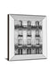 Across The Street Il By Laura Marshall - Mirror Framed Print Wall Art - Gray