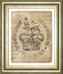 Vintage Seal IV V2 By Wild Apple Portfolio - Framed Print Wall Art - Beige