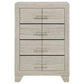 Trenton - 4-Drawer Bedroom Chest Of Drawers - Rustic Cream