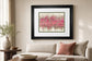 34x40 Crossing Abstract I By DanMeneely - Pink