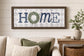 18x42 Home With Eucalyptus Wreath I By Marla Rae - Gray