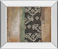 Maze Il By Susan Osbourne Mirror Framed Print Wall Art - Beige