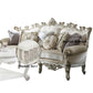 Picardy II - Sofa With 7 Pillows - Fabric & Antique Pearl