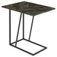 Carly - Expandable Engineered Wood C-Shaped Side Table