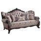 Benbek - Sofa With 5 Pillows - Fabric & Antique Oak