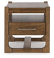 Cabalynn - Square End Table - Light Brown