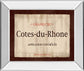 Cote Du Rhone By Paola Viveiros - Mirror Framed Print Wall Art - Beige