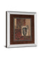 Artifact Revival Il By Maria Donovan - Mirror Framed Print Wall Art - Dark Red