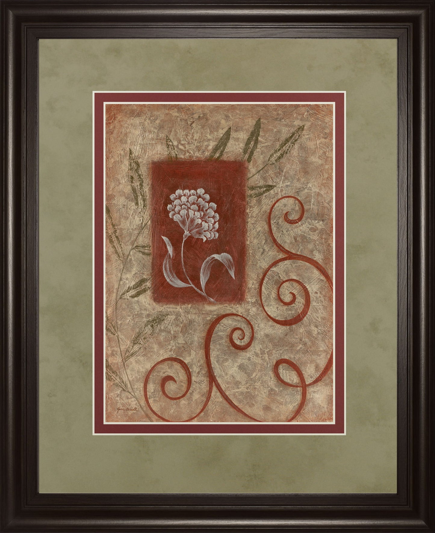 Florescence I By Jane Carroll - Framed Print Wall Art - Beige