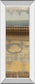 Movement Panel Il By Jeni Lee - Mirror Framed Print Wall Art - Light Brown
