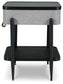 Jorvalee - Accent Table with Speaker - Gray / Black
