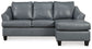 Genoa - Sofa Chaise - Steel