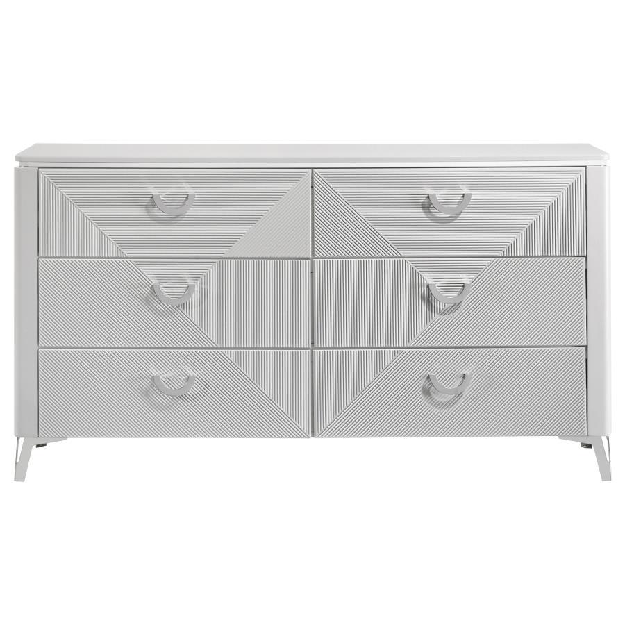 Cassia - 6-Drawer Bedroom Dresser Cabinet