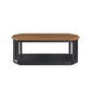 Decker - 3 Piece Occasional Set (1 Coffee & 2 End Tables) - Brown / Black