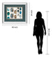 Moroccan Beads By Edward Selkirk - Mirror Framed Print Wall Art - Blue
