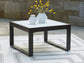 Beachloft - Square Cocktail Table - Black / Gray