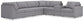 Modmax - L-Shaped Sectional - Granite