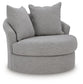 UrbanCrest - Swivel Accent Chair - Pewter