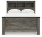 Frandern - Bookcase Panel Bed