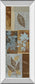 Fusion Panel I By Jeni Lee - Mirror Framed Print Wall Art - Light Brown