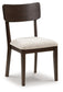 Mallenette - Dining Upholstered Side Chair (Set of 2) - Merlot