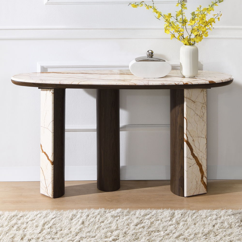 Haidar - Table With Marble Top