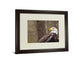 Majestic Eagle By Garytog Double Matted - Framed Print Wall Art - Light Brown