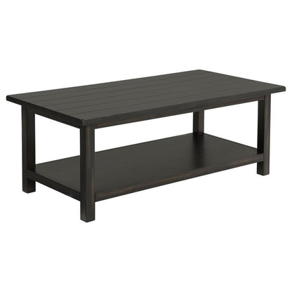 Payne - Wood Coffee Table with Shelf