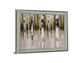 Dusky Birch Woods - 28" x 34" Framed Wall Art - Light Brown