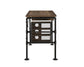 Endang - Writing Desk - Weathered Oak & Black