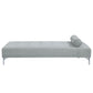 Quenti - Sofa Bed With Pillow - Gray Melange Velvet