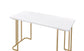 Estie - Vanity Desk Same 93102) - White & Gold