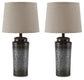 Norbert - Metal Table Lamp (Set of 2) - Gray