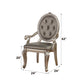 Northville - Arm Chair Set of 2) - Synthetic Leather & Antique Silver