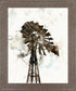 Weathered Blades - 28" x 34" Framed Wall Art - Dark Brown