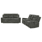 Kennett - Chenille Power Reclining Sofa Set
