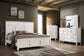 Andover - Western King 4 Piece Bedroom Set (Bed, Dresser, Mirror, Chest) - White