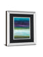 Midnight Mulberry By Wani Pasion - Mirror Framed Print Wall Art - Blue