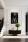 "Glass Orbs" Metal Floor Lamp - Matte Black / Soft Gold / Clear