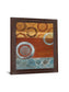 Rustic Orbit - 28" x 34" Framed Wall Art - Orange