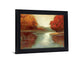 Amber Grove Reflection - 28" x 34" Framed Wall Art - Orange